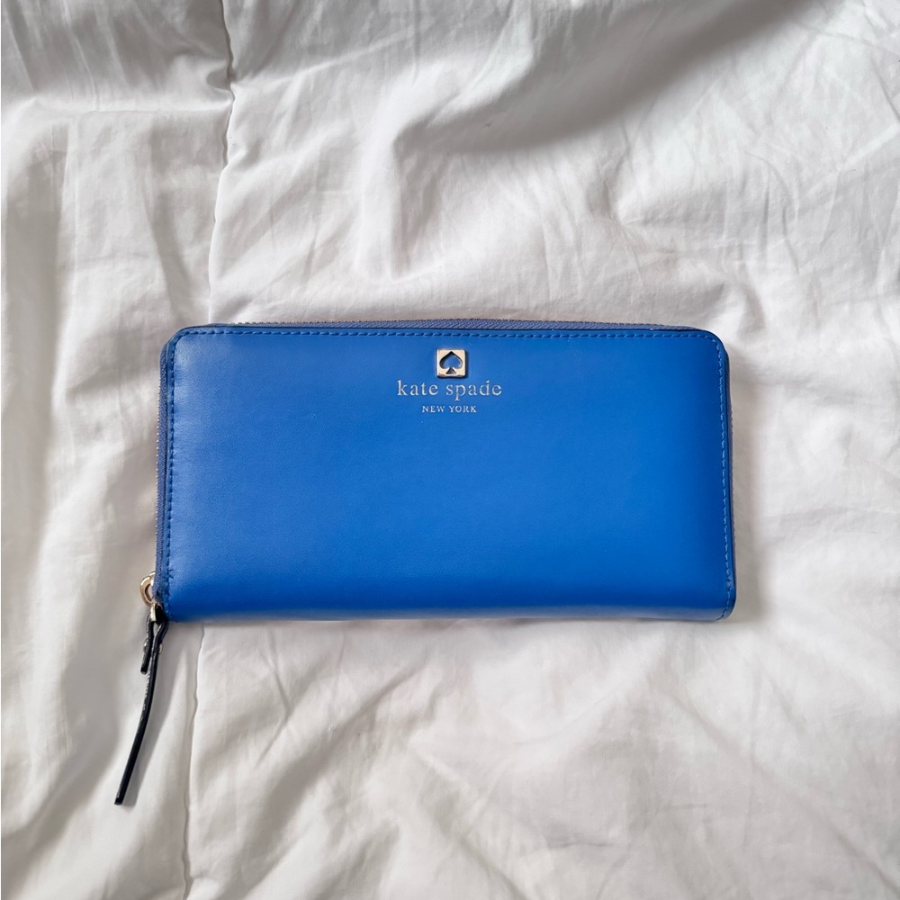 Kate Spade Neda Large Wallet in Blue